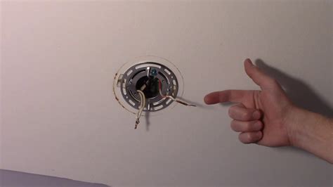 ceiling junction box removal|ceiling light without junction box.